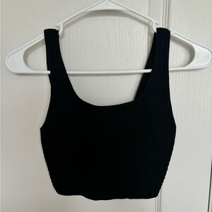 Babaton Black Crop Top